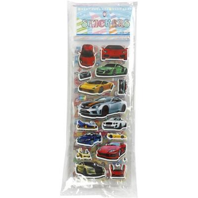 3D Stickers, afm 7x17 cm, 20 vel/ 1 doos - thumbnail