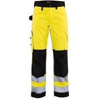 Blåkläder Dames werkbroek High-Vis zonder spijkerzakken 71551811 | High-Vis Oranje/Marineblauw | Maat 36 - 7330509502341 - thumbnail