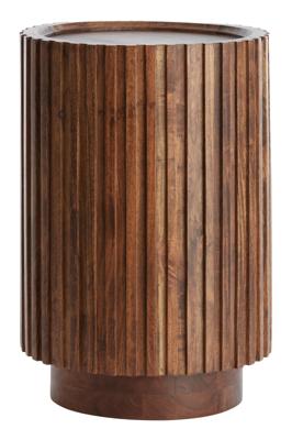 Light & Living Ronde Bijzettafel 'Kiyose' Acaciahout, 33cm, kleur Bruin