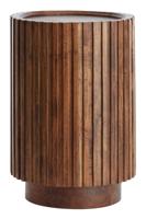 Light & Living Ronde Bijzettafel 'Kiyose' Acaciahout, 33cm, kleur Bruin - thumbnail