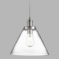 Searchlight HanglampPyramid Ø 29cm grijs - 3228CC - thumbnail