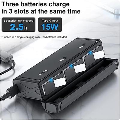 Telesin pocket oplaadbox voor GoPro 9/10/11/12 accu's met ruimte voor SD-kaarten