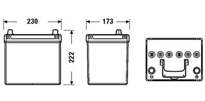 Exide Accu Start-Stop EFB EL604 60 Ah EL604