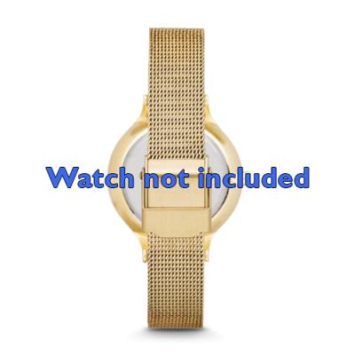 Horlogeband Skagen SKW2150 / 245xxxx / 249xxxx / 11xxxx / 74xxxx Mesh/Milanees Doublé 12mm