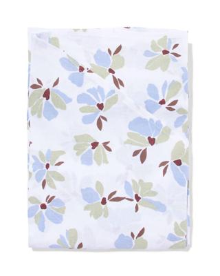 HEMA Tafelkleed ⌀180cm katoen bloemen groen-blauw (multicolor)