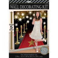 Amscan Wanddecoratie hollywood scene 165 cm 2-delig | 24 stuks - thumbnail