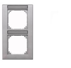 Merten 476260 Afdekking Frame System M Aluminium 1 stuk(s)