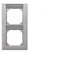 Merten 476260 Afdekking Frame System M Aluminium 1 stuk(s) - thumbnail