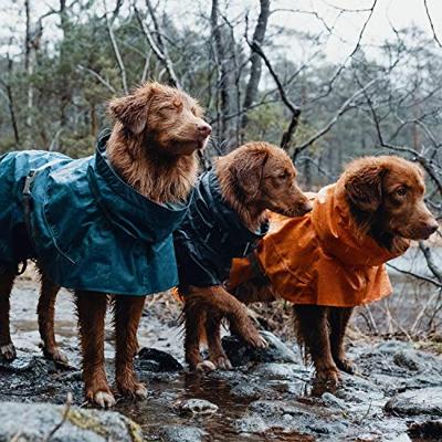 Hurtta Monsoon jas, hond regenjas, bosbes, 14 inch