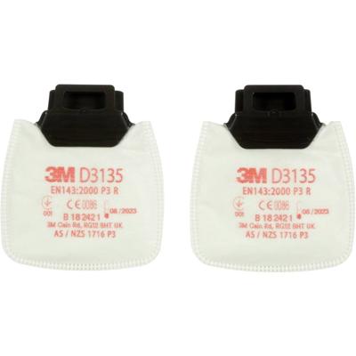3M™ Secure Click™ deeltjesfilter - dubbele luchtstroom - P3 R - D3135