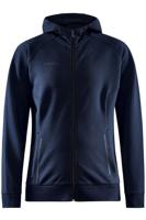 Craft 1910626 Core Soul Full Zip Hood Wmn - Dark Navy - S - thumbnail