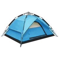 vidaXL Tent pop-up 2-3 persoons 240x210x140 cm blauw - thumbnail