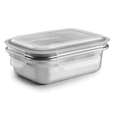 Lunchbox Ibili 669306 Roestvrij staal Rechthoekig 600 ml