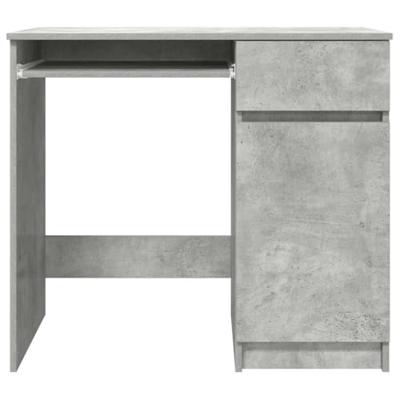 Bureau 86x49x76 cm spaanplaat betongrijs