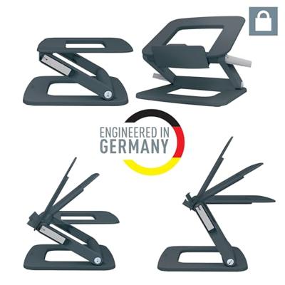Leitz Ergo Multi-Winkel Laptopstandaard In hoogte verstelbaar Leitz Ergo Multi-Winkel Laptopstandaard In hoogte verstelbaar