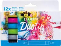 Duotip talens ecoline set 12 stuks basis - thumbnail