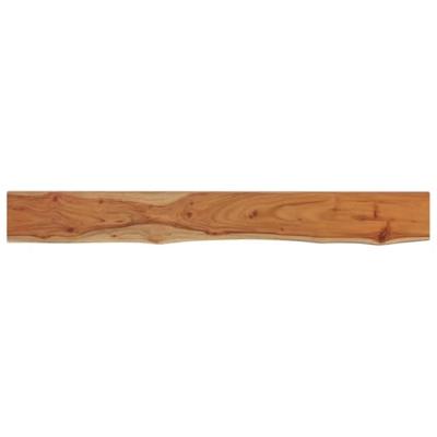 Wandschap rechthoekig natuurlijke rand 160x20x3,8 cm acaciahout Wandschap rechthoekig natuurlijke rand 160x20x3,8 cm acaciahout