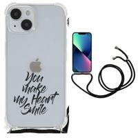 iPhone 14 Plus Telefoonhoesje met tekst Heart Smile - thumbnail