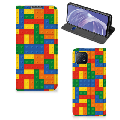 OPPO A73 5G | Hoesje met Magneet | Blokken