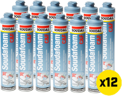 Soudal purschuim click&fix 750ml