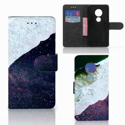 Motorola Moto G7 Play | Book Case | Sea in Space