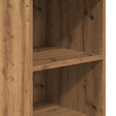 Hoge kast 36x35,5x103,5 cm bewerkt hout artisanaal eikenkleurig Hoge kast 36x35,5x103,5 cm bewerkt hout artisanaal eikenkleurig