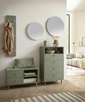 Schildmeyer Schoenenkast Bjarne (2 vakken, pistache) - thumbnail