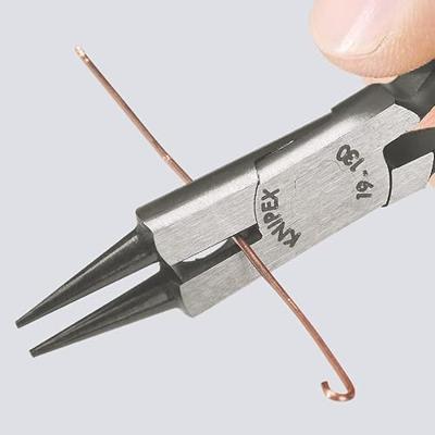 Knipex Rondbuigtang met zijsnider verchroomd 130 mm - 1903130 Knipex Rondbuigtang met zijsnider verchroomd 130 mm - 1903130