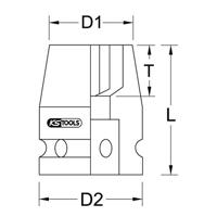 KS Tools 5151741 515.1741 Kracht-dopsleutelinzet 41 mm - thumbnail