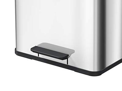 Hailo 0630-220 Öko Duo Plus L Pedaalemmer 17+9L RVS/Zilver