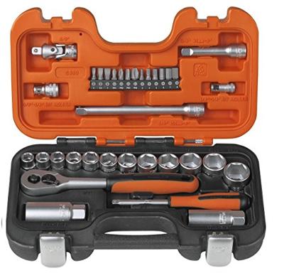 Bahco 3/8 bahco doppenset + 1/4 bits | S330
