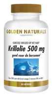 Golden Naturals Krillolie 500mg Capsules - thumbnail