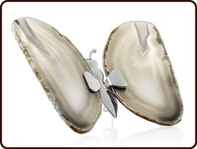 Vlinder van Edelsteen Agaat Natuur