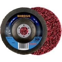 Rhodius 211317 SVS HD reinigingsvlies 125 x 22,23 mm staal gebogen Diameter 125 mm 3 stuk(s) - thumbnail