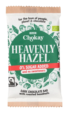 Chokay Heavenly Hazel Dark Chocolate Bar