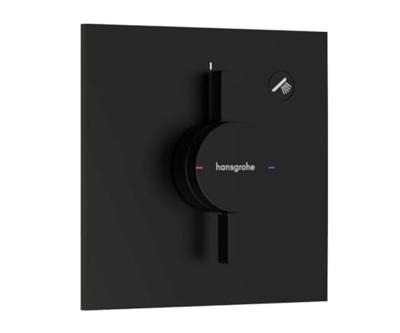 Hansgrohe DuoTurn E kraan inbouw voor 1 functie, mat zwart Hansgrohe DuoTurn E kraan inbouw voor 1 functie, mat zwart