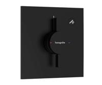 Hansgrohe DuoTurn E kraan inbouw voor 1 functie, mat zwart - thumbnail