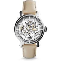 Horlogeband Fossil ME3069 Leder Beige 18mm - thumbnail
