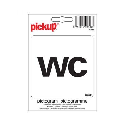 Sticker WC - 100x100 mm. Sticker WC - 100x100 mm.