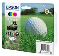 Epson inktcartridge 34XL, 950 pagina's, OEM C13T34764010, 4 kleuren - thumbnail