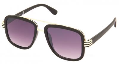 Kost zonnebril 21 046 unisex wayrarer goud/zwart