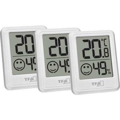 TFA Dostmann 30.5060.02.03 Thermo- en hygrometer Wit TFA Dostmann 30.5060.02.03 Thermo- en hygrometer Wit