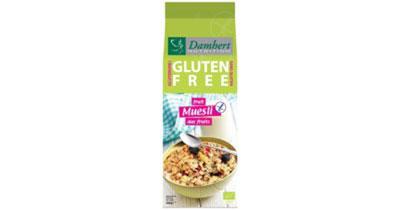 Damhert Muesli fruit noten glutenvrij bio 200 Gram