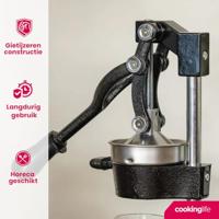 Cookinglife Citruspers - Gietijzer - Hevelmodel - Zwart - thumbnail