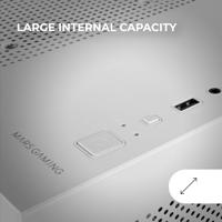 Mars Gaming MC-3TLITE Mini Tower Wit - thumbnail