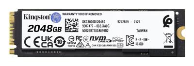 KINGSTON - Interne SSD - KC3000 - 2048GB - M.2 NVMe (SKC3000D/2048G)