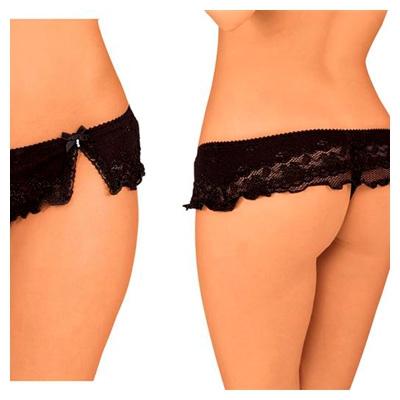 String Met Kant En Kleine Strikjes