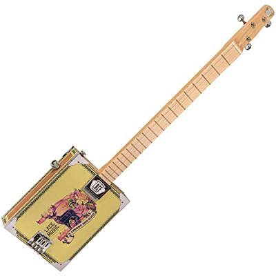 Lace Cigar Box Guitar Deer Crossing 3-string 3-snarige elektrische gitaar