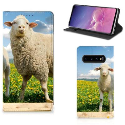 Samsung Galaxy S10 | Hoesje maken | Schaap en Lammetje Samsung Galaxy S10 | Hoesje maken | Schaap en Lammetje