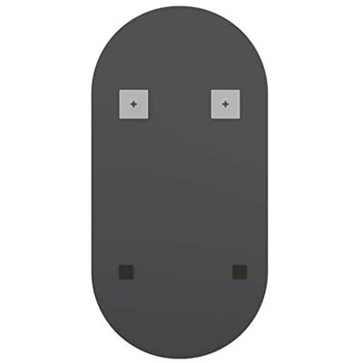 VidaXL Spiegel met led-verlichting 40x20 cm glas ovaal VidaXL Spiegel met led-verlichting 40x20 cm glas ovaal